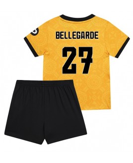 Günstige Wolves Jean-Ricner Bellegarde #27 Heimtrikotsatz Kinder 2025-26 Kurzarm (+ Kurze Hosen)